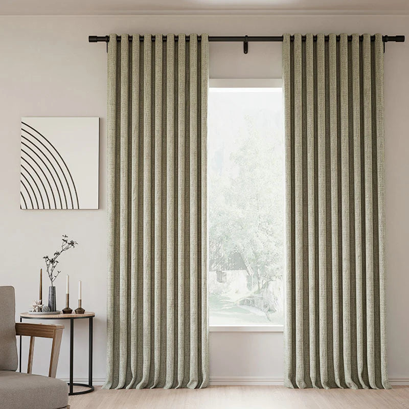 Zoe Linen Curtain Grommet