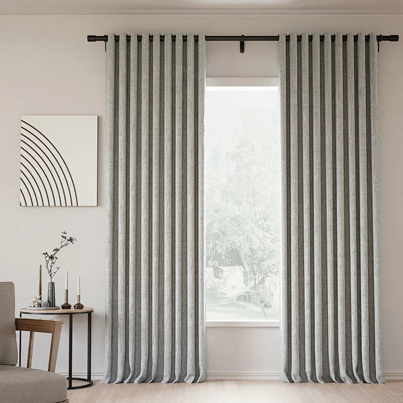 Zoe Linen Curtain Grommet