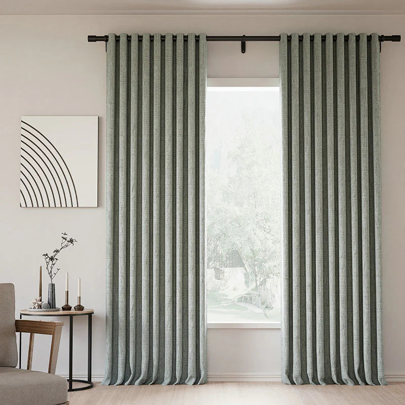 Zoe Linen Curtain Grommet