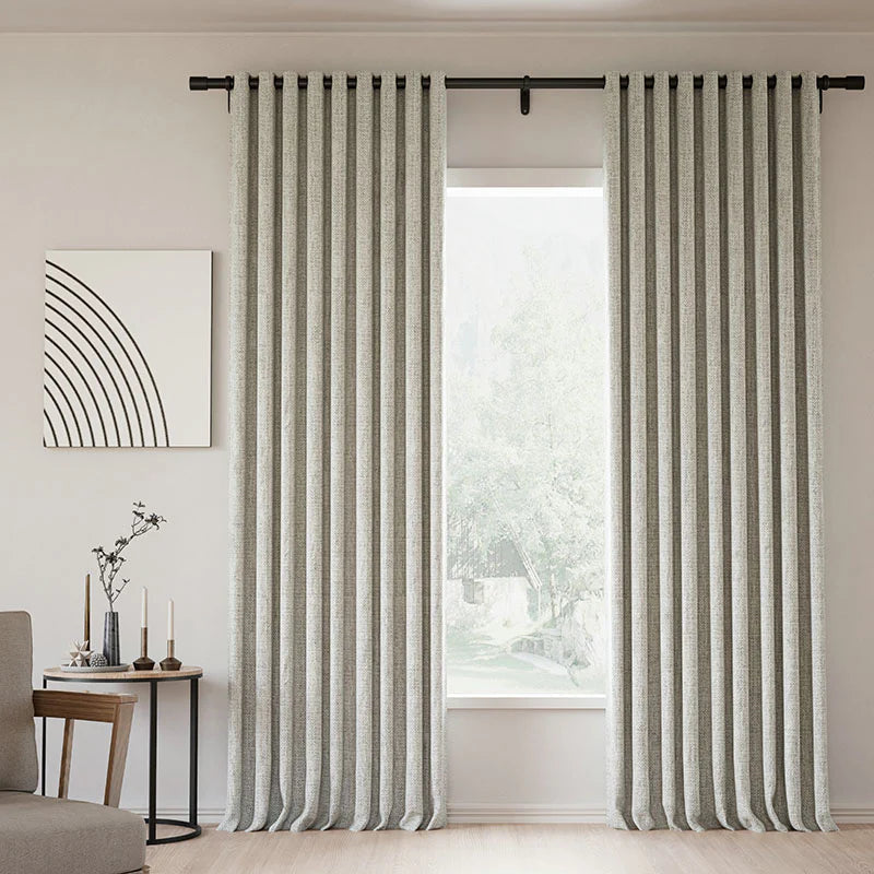 Zoe Linen Curtain Grommet