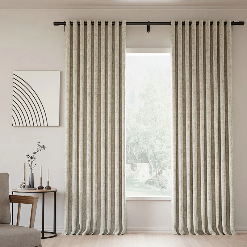 Zoe Linen Curtain Grommet
