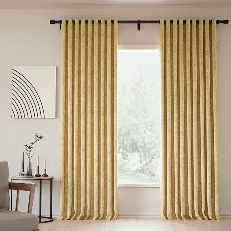 Zoe Linen Curtain Grommet