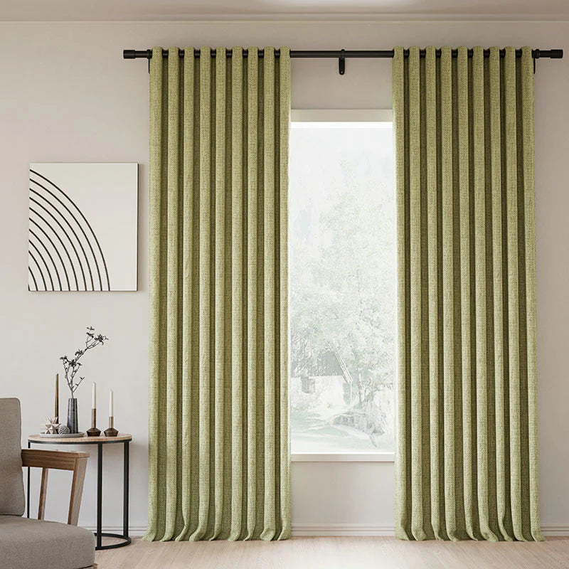 Zoe Linen Curtain Grommet