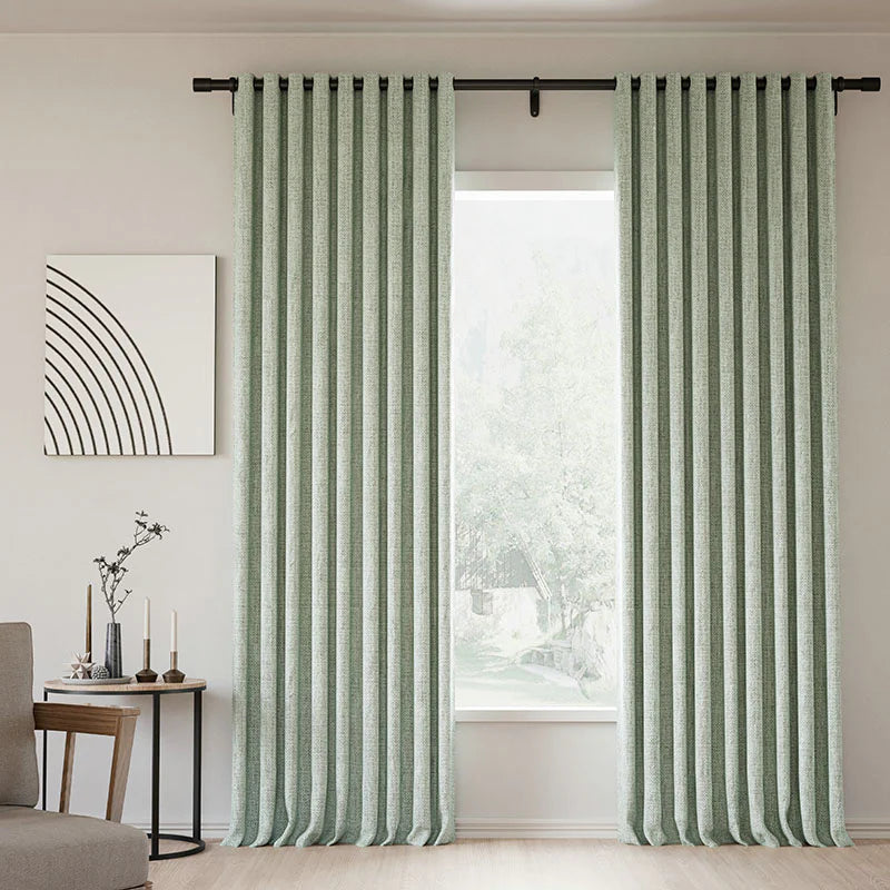 Zoe Linen Curtain Grommet