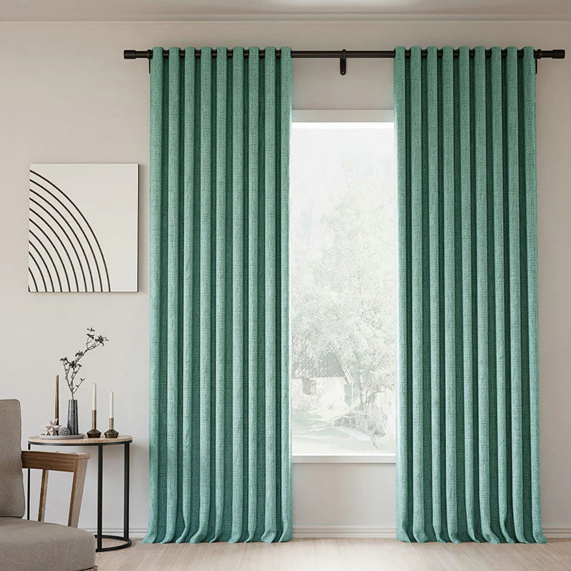 Zoe Linen Curtain Grommet