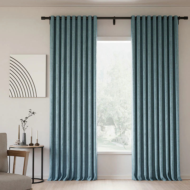 Zoe Linen Curtain Grommet