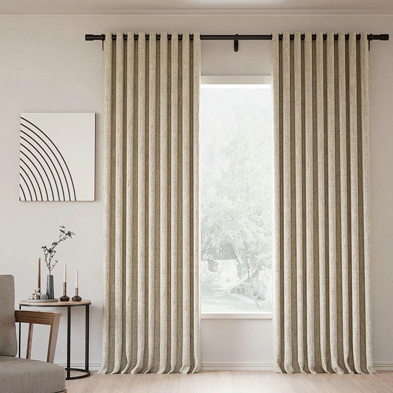 Zoe Linen Curtain Grommet