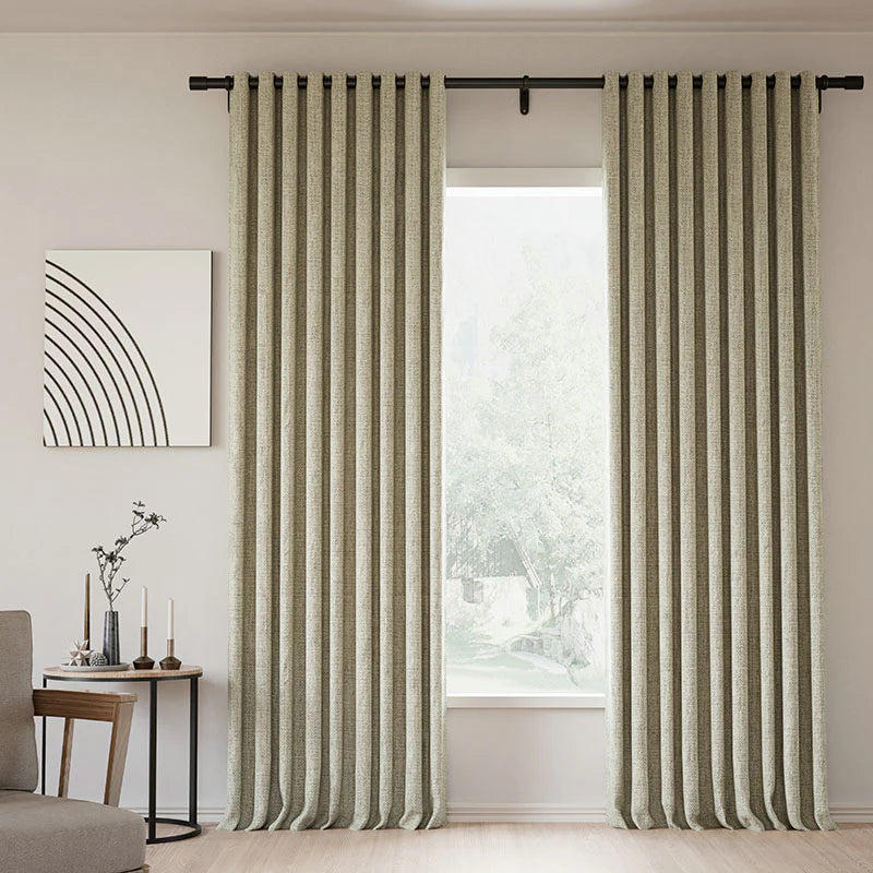 Zoe Linen Curtain Grommet