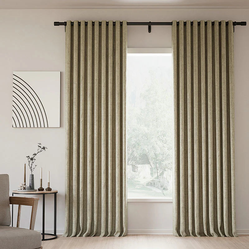 Zoe Linen Curtain Grommet