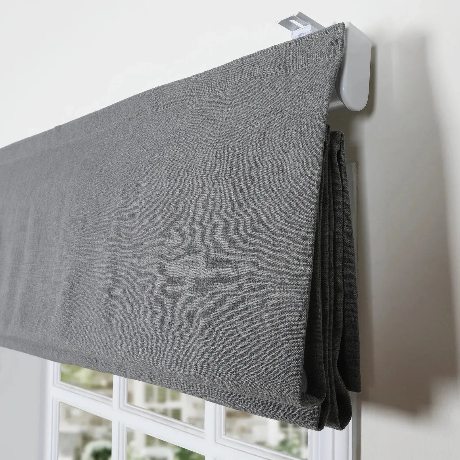 Zoe Linen Roman Shade Cordless