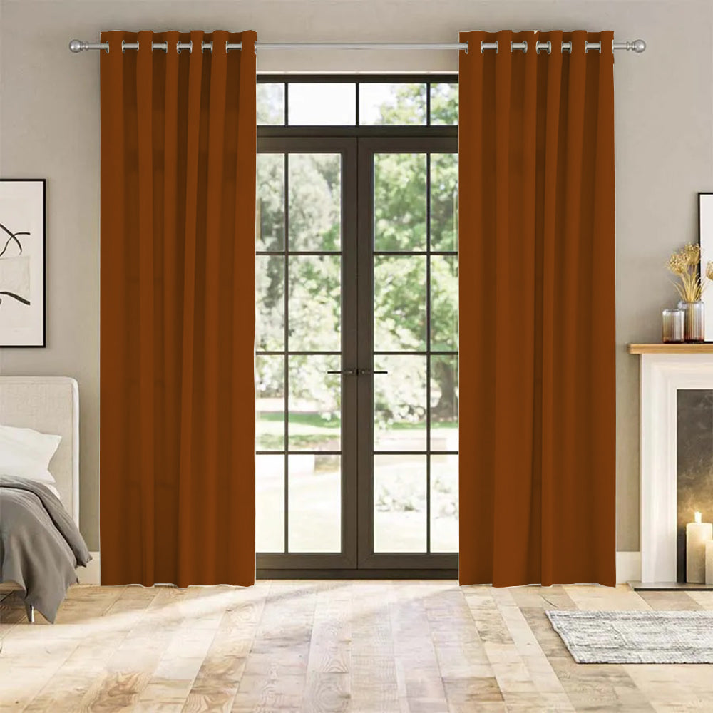Luna Velvet Minimalist Curtain Grommet