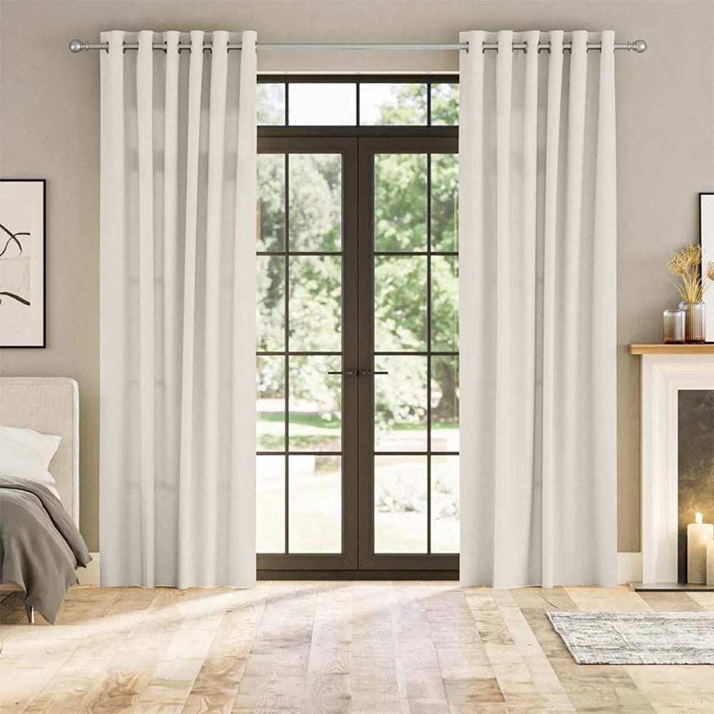 Luna Velvet Minimalist Curtain Grommet