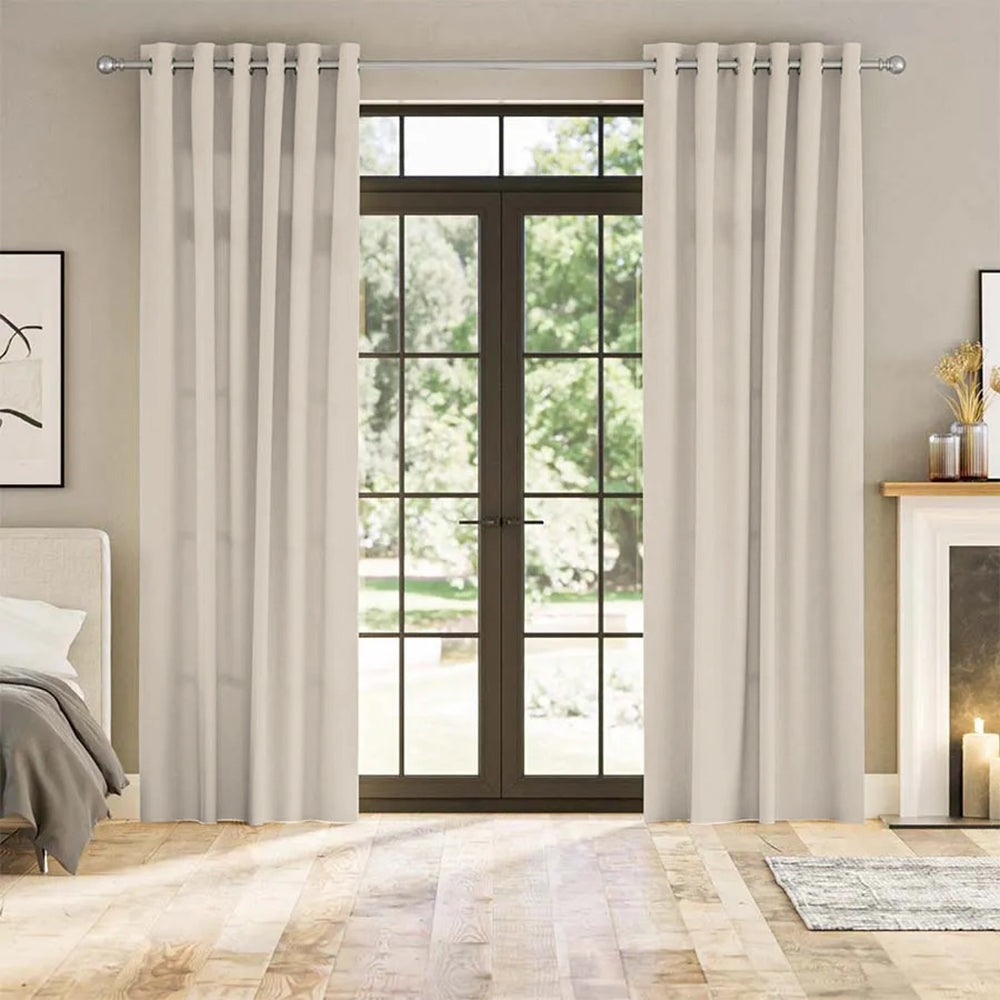 Luna Velvet Minimalist Curtain Grommet