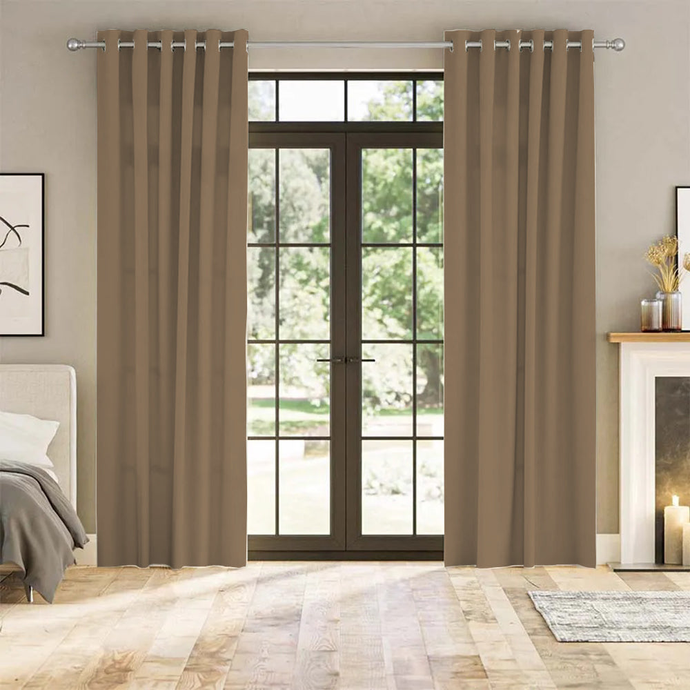 Luna Velvet Minimalist Curtain Grommet