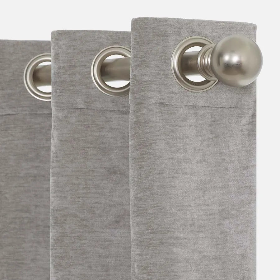 Luna Velvet Minimalist Curtain Grommet