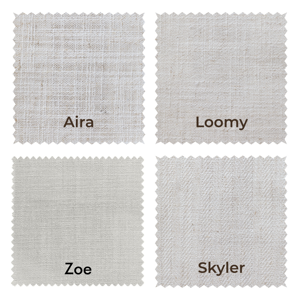 Zoe Linen Curtain Grommet