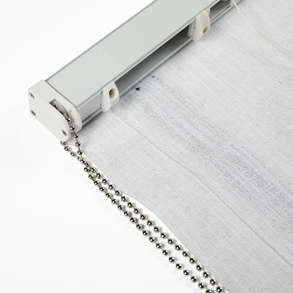 Zoe Linen Roman Shades Cord Lift