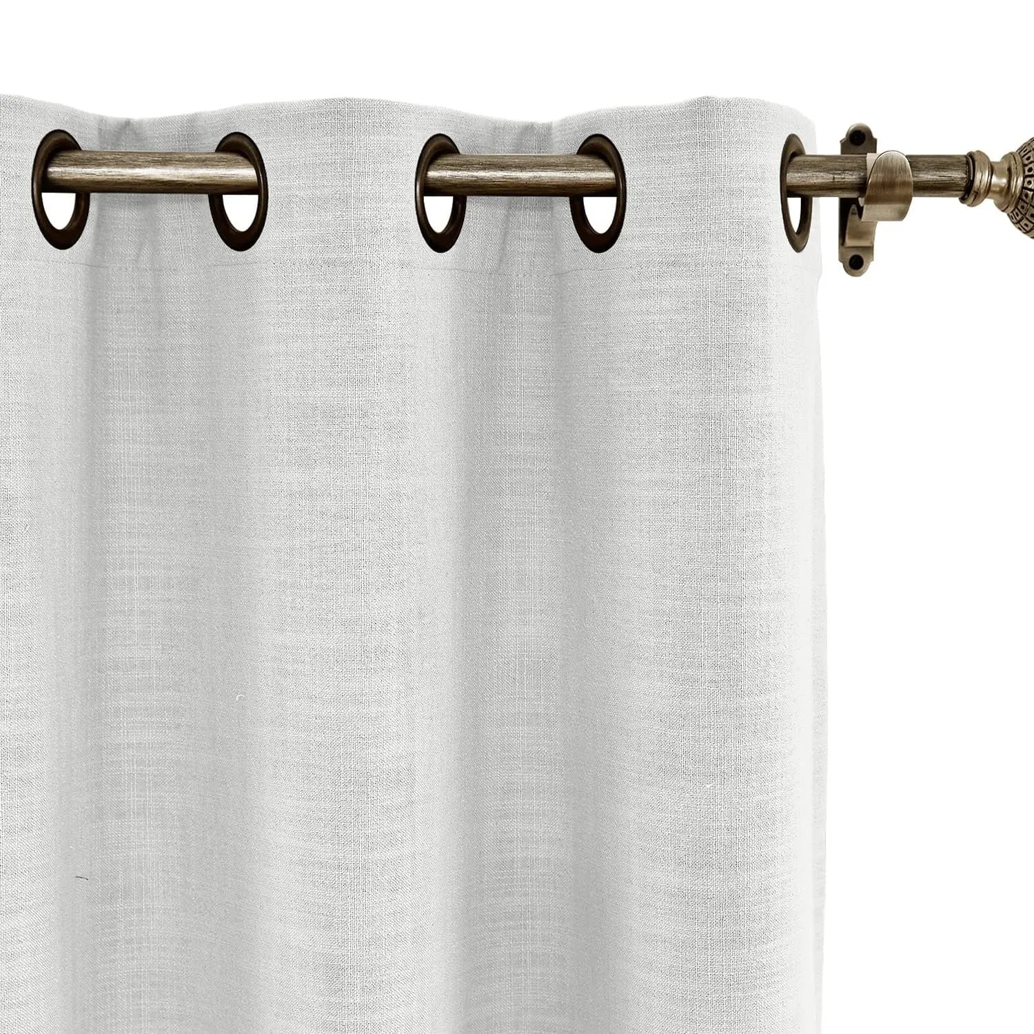 Zoe Linen Curtain Grommet