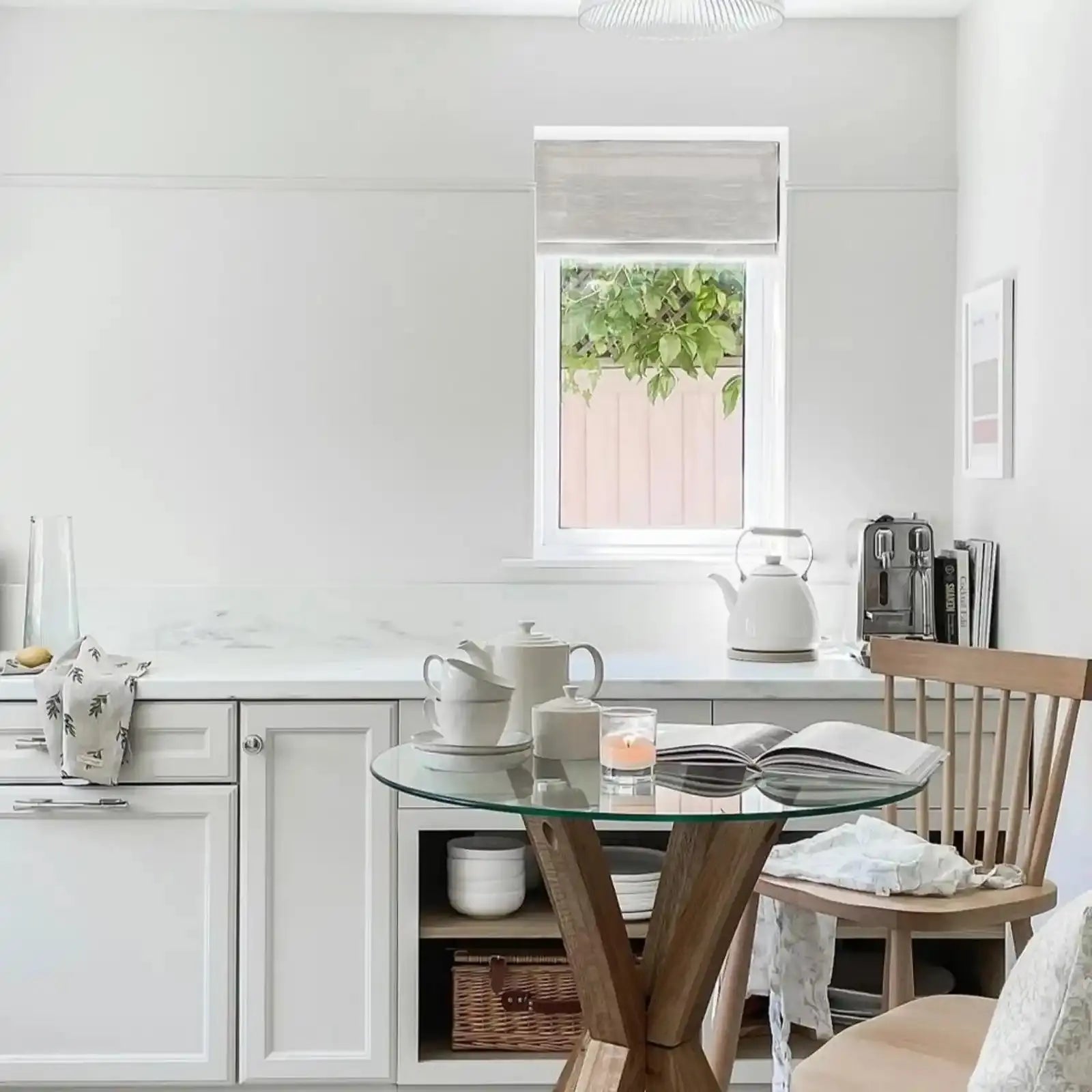 Zoe Linen Roman Shade Cordless