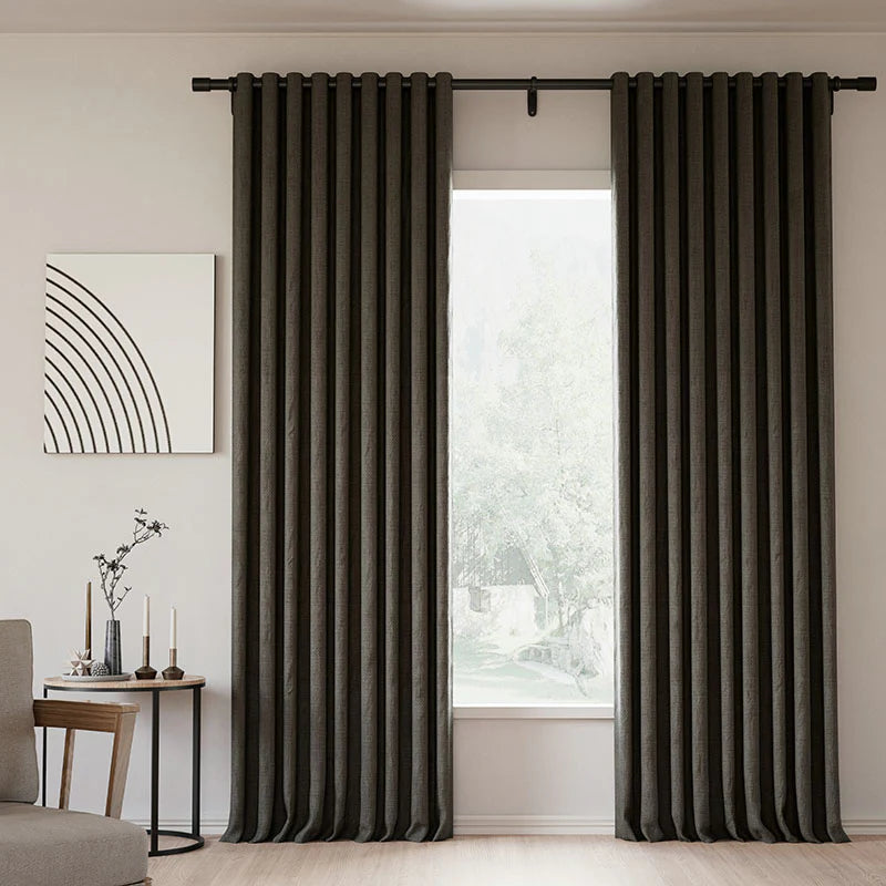 Zoe Linen Curtain Grommet
