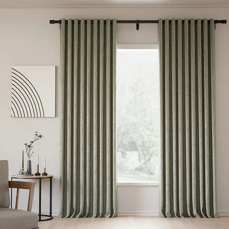 Zoe Linen Curtain Grommet