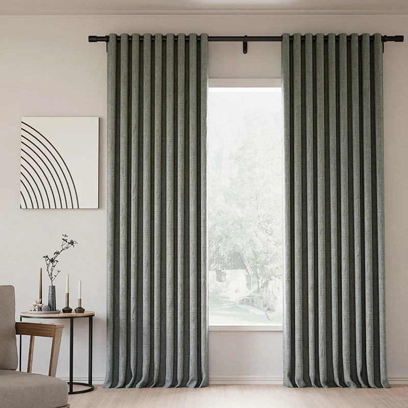 Zoe Linen Curtain Grommet