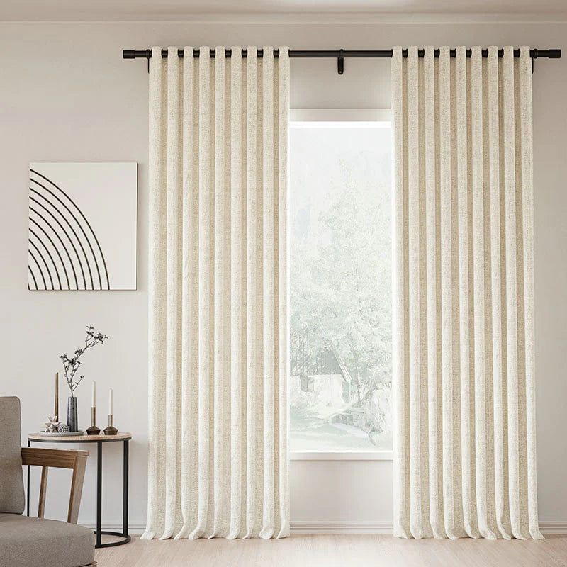 Zoe Linen Curtain Grommet