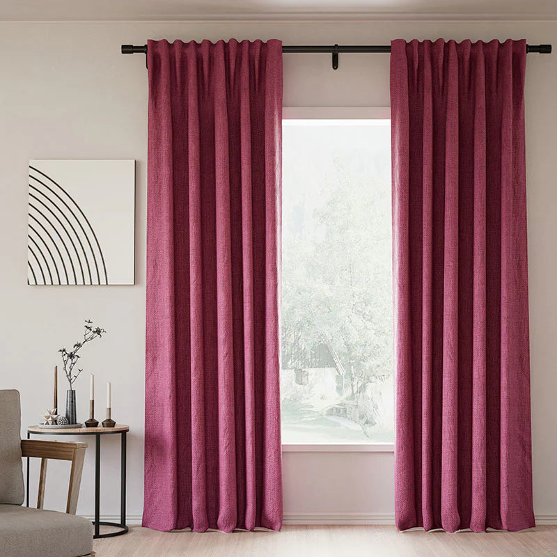 Zoe Linen Curtain Soft Top