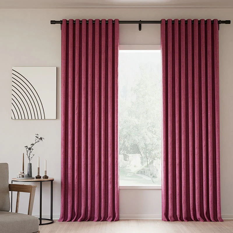 Zoe Linen Curtain Grommet