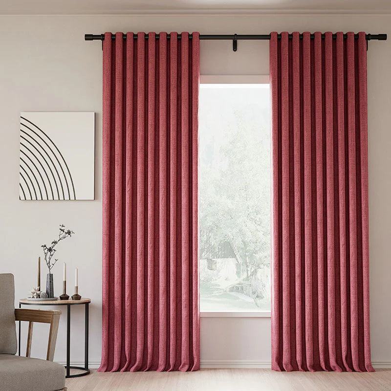 Zoe Linen Curtain Grommet