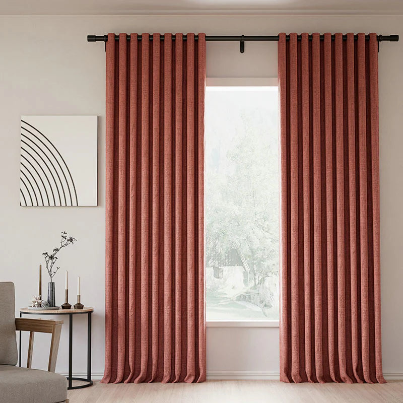 Zoe Linen Curtain Grommet