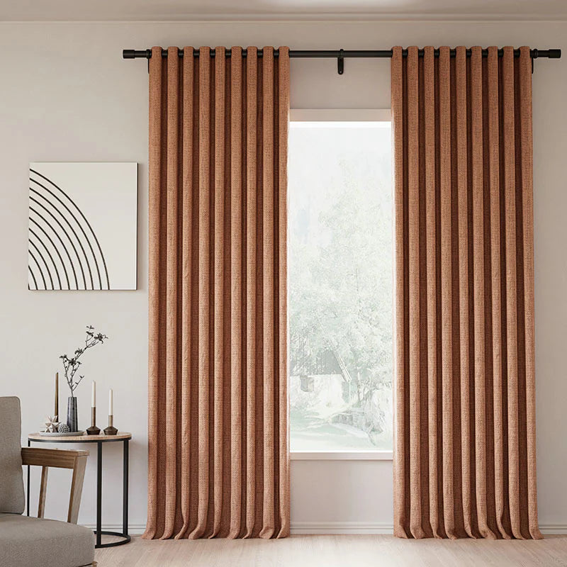 Zoe Linen Curtain Grommet