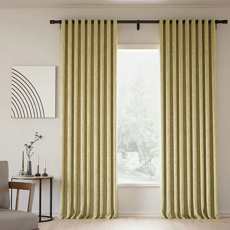 Zoe Linen Curtain Grommet