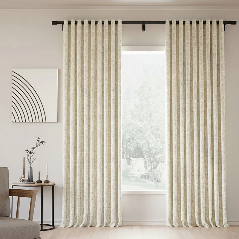 Zoe Linen Curtain Grommet