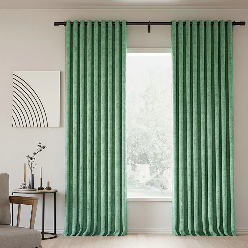 Zoe Linen Curtain Grommet