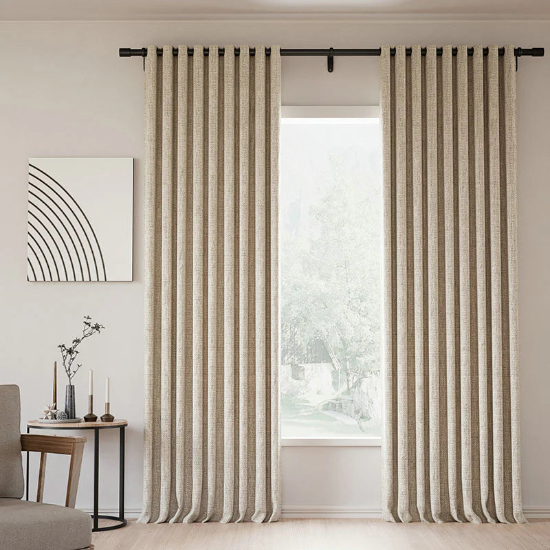 Zoe Linen Curtain Grommet