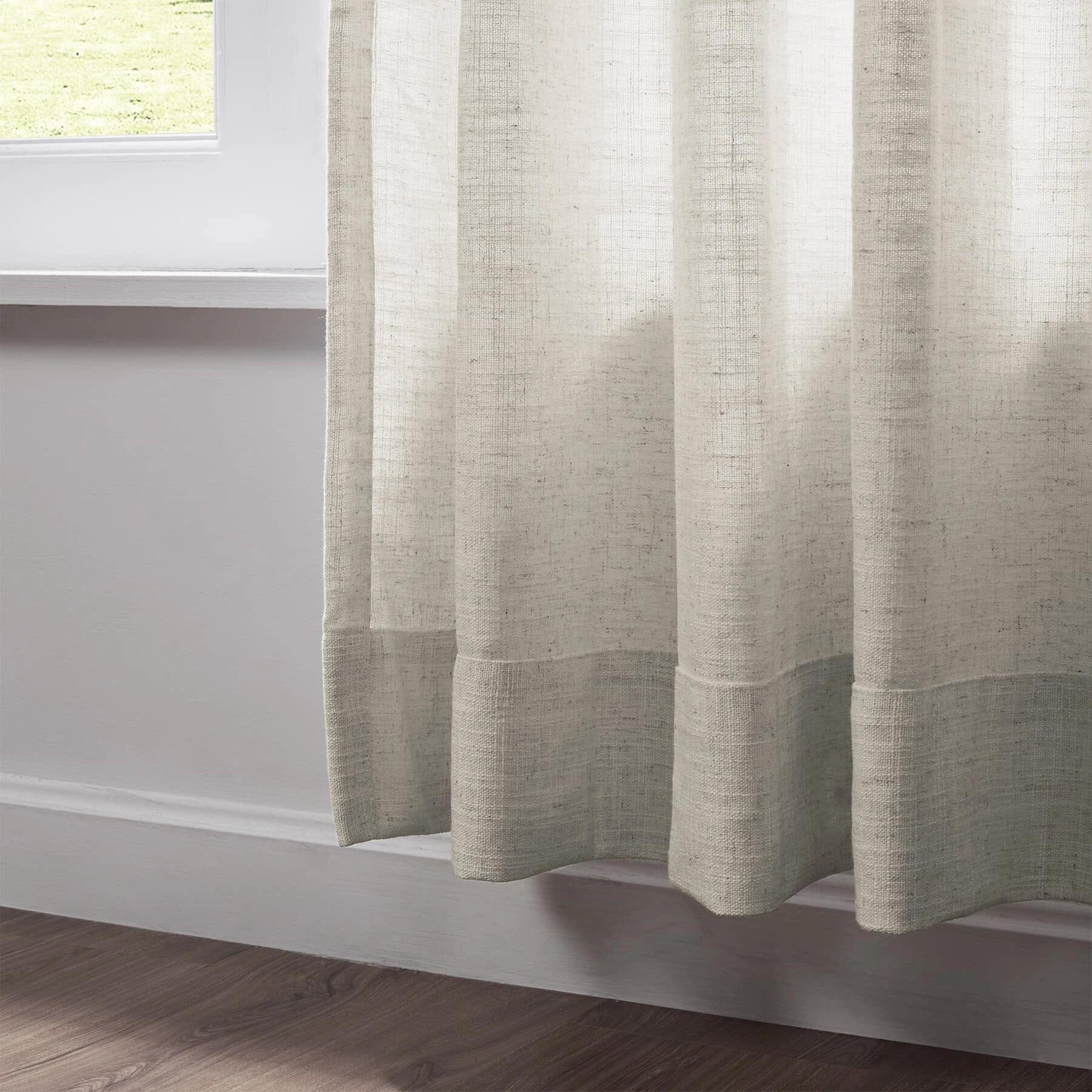 Zoe Linen Curtain Pleated