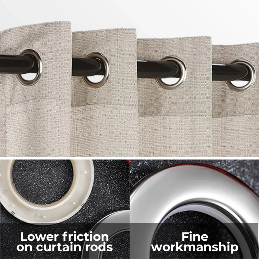 Luna Velvet Minimalist Curtain Grommet