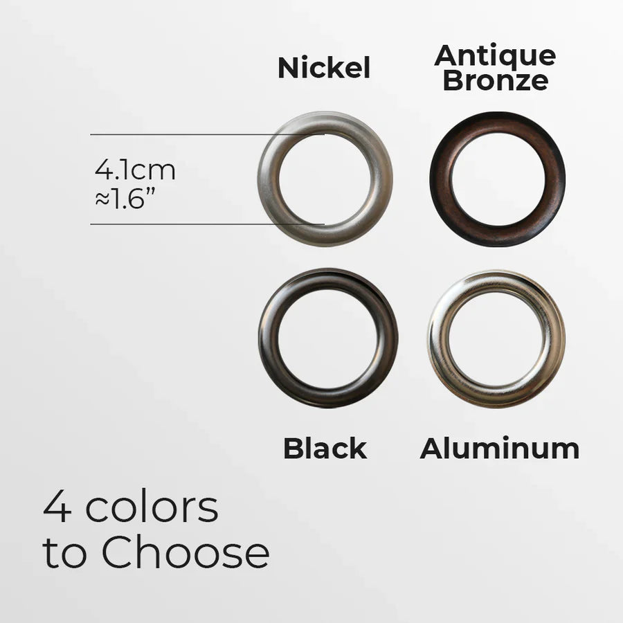 Luna Velvet Minimalist Curtain Grommet