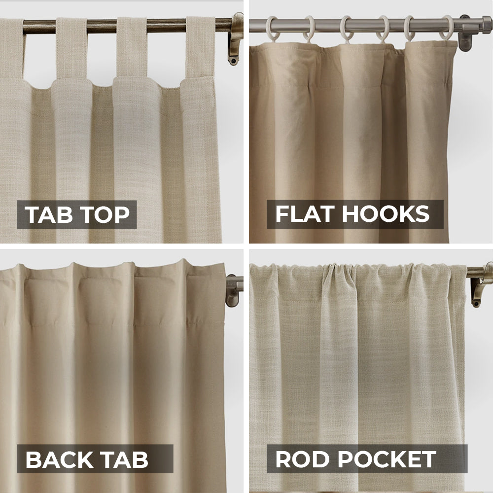Zoe Linen Curtain Soft Top