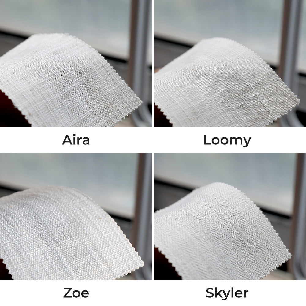 Zoe Linen Curtain Pleated