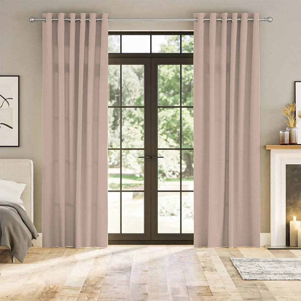 Luna Velvet Minimalist Curtain Grommet