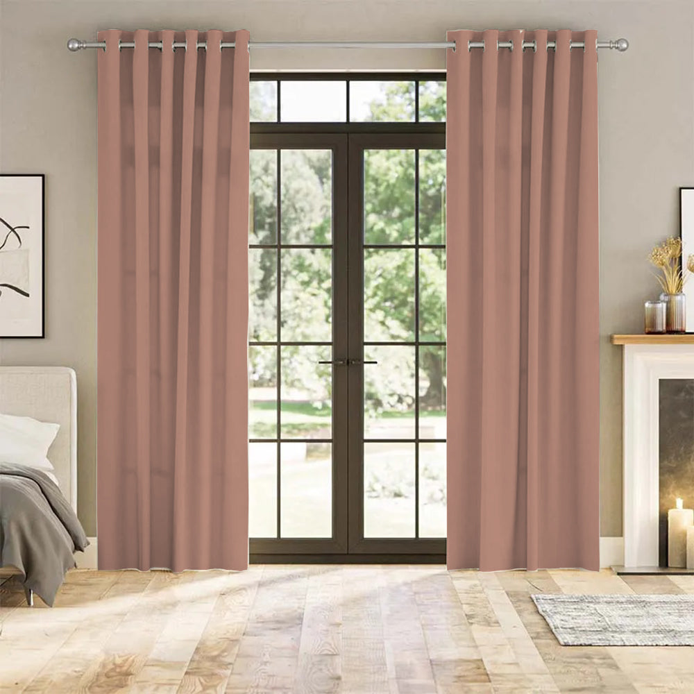 Luna Velvet Minimalist Curtain Grommet