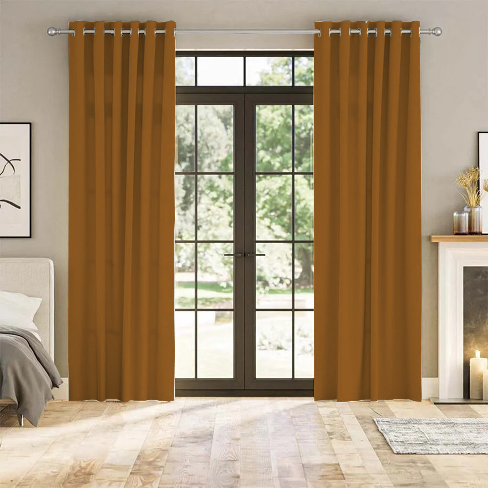 Luna Velvet Minimalist Curtain Grommet