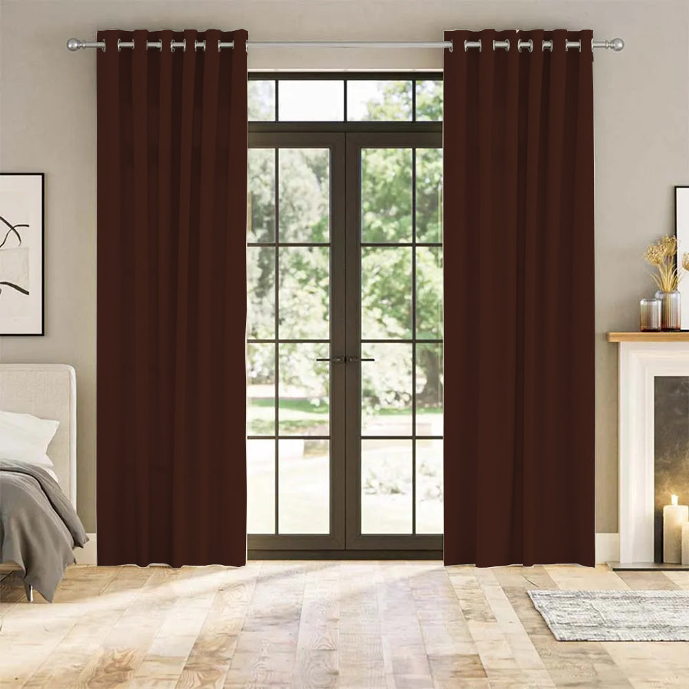Luna Velvet Minimalist Curtain Grommet