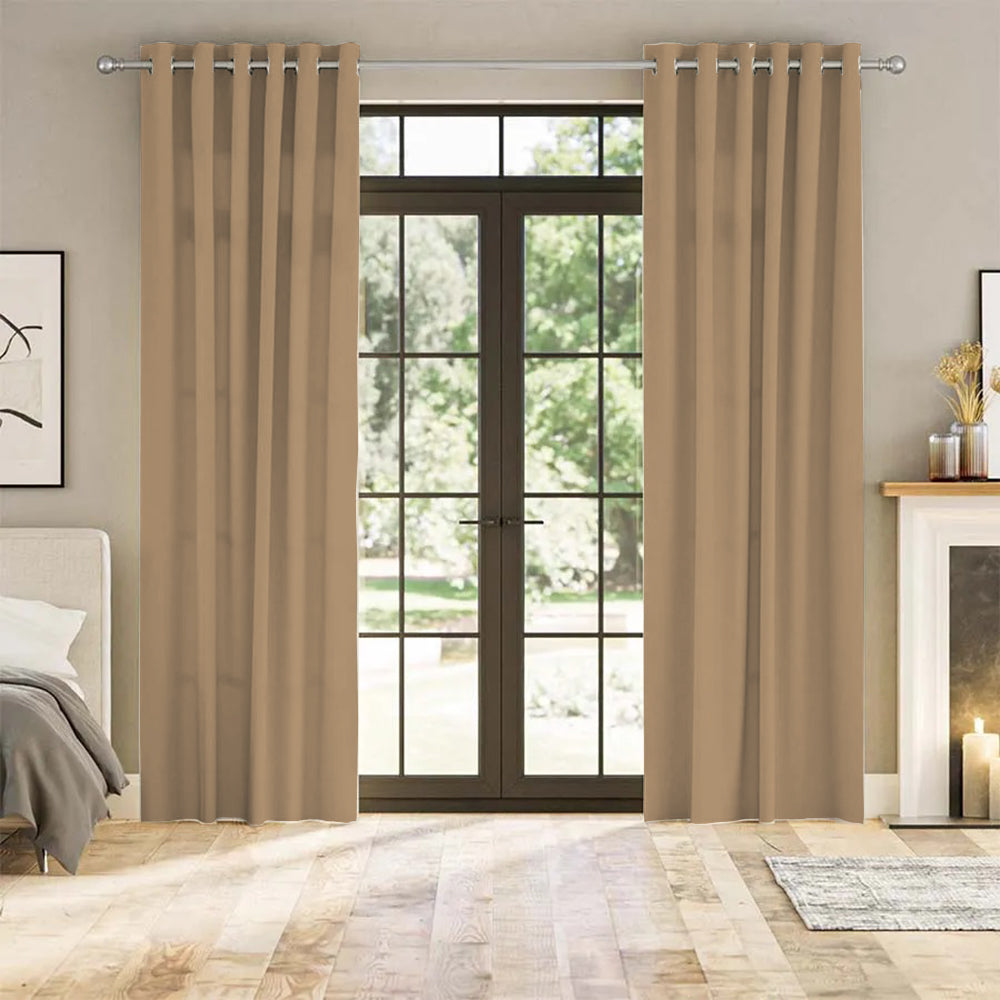 Luna Velvet Minimalist Curtain Grommet