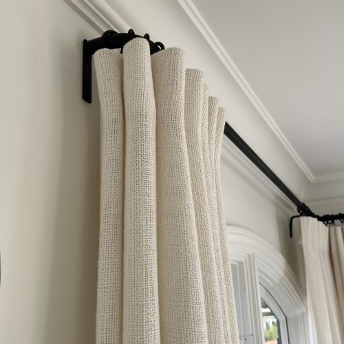 Luna Velvet Minimalist Curtain Pleated