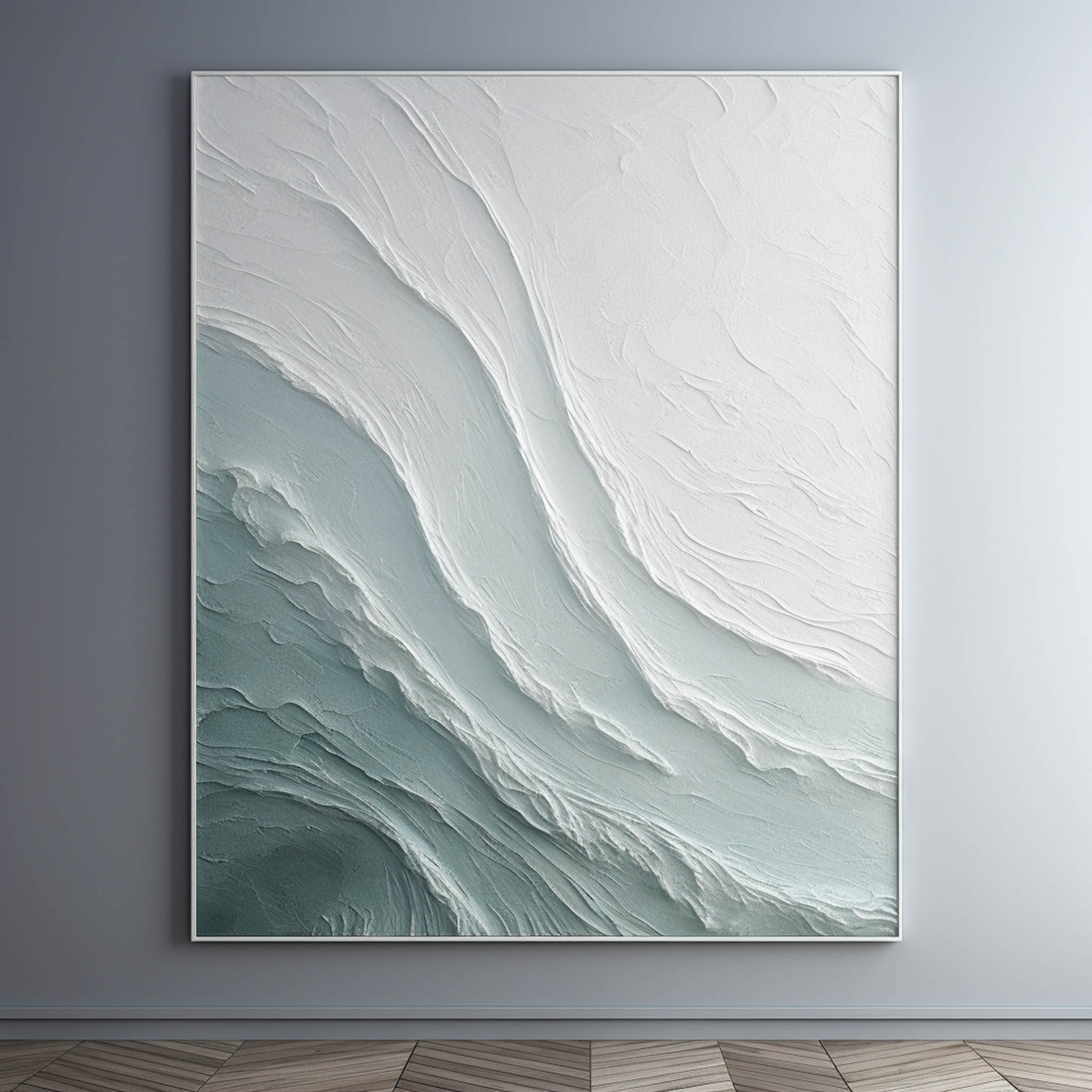 Wavy Plaster Art Texture Painting - Letslighting